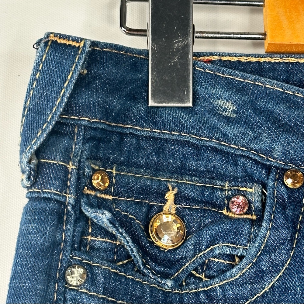 True Religion Billy World Tour Diamond Jeans Women’s SZ 28 - Picture 4 of 11